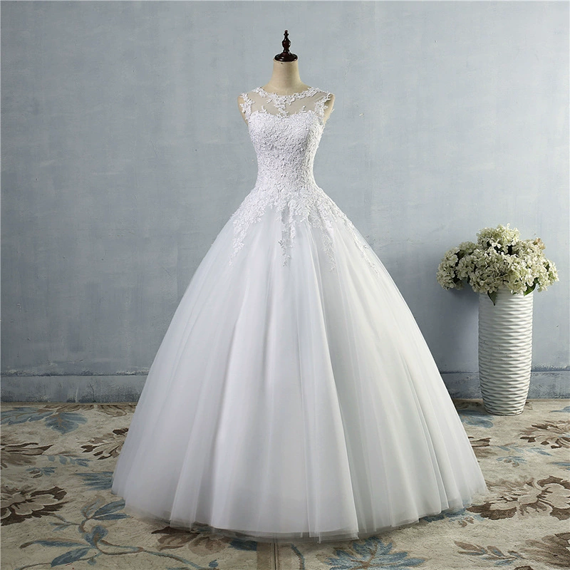 Main Wedding Dress 2025 New French Bride High-End Gown Simple Dreamy Floor-Length Dress