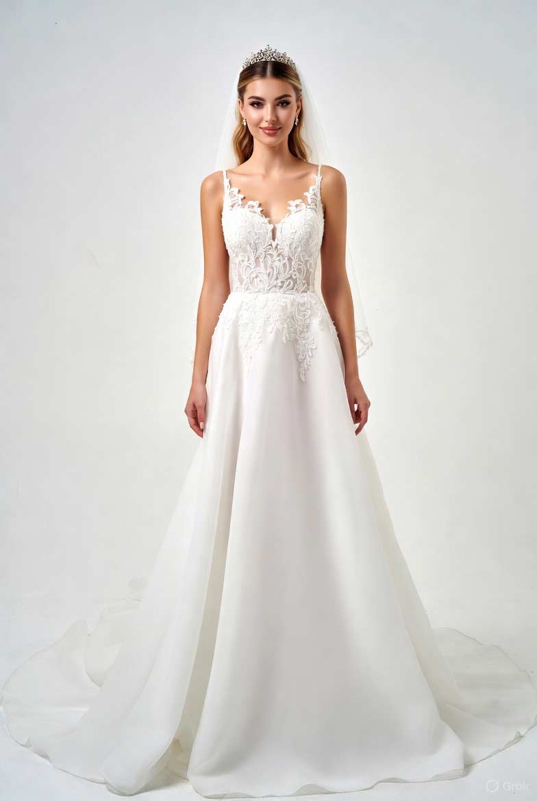 A Line Wedding Dress