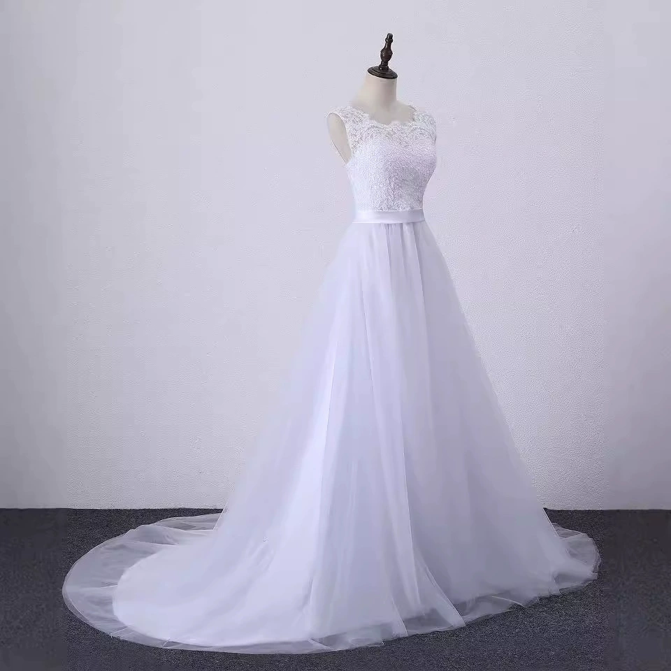 Wedding Dress Gown for Women Banquet 2025 New Elegant Party Mid-Length High-Class White Dress - Image 4