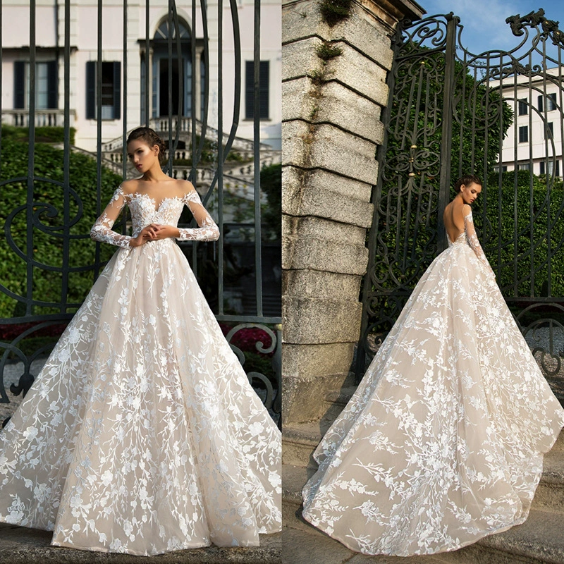 Forest Style Wedding Dress 2025 New Bride Simple Off-Shoulder Open Back Puffy Train Soft Tulle Slim Fit - Image 3