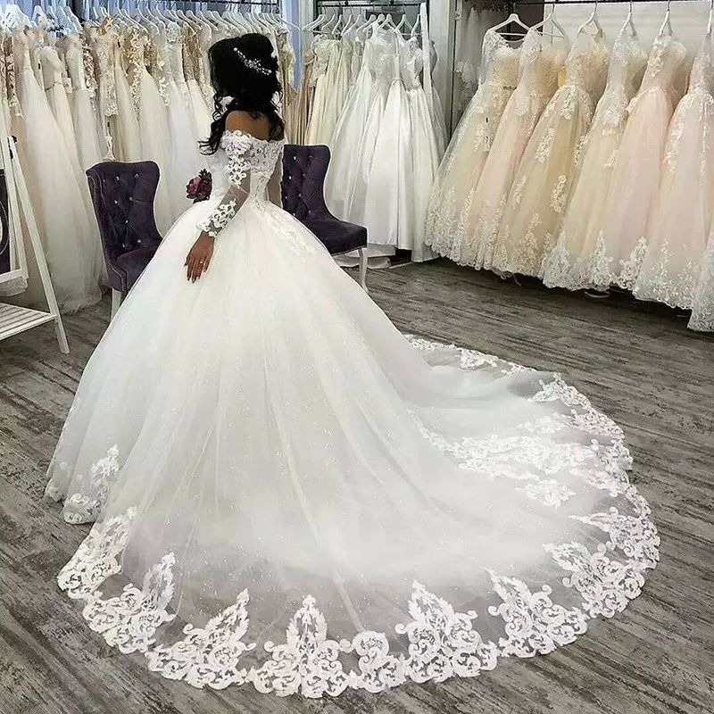 2025 Spring Wedding Dress Mid-Waist Long Elegant Girls' and Adults' White Ethereal Lace Wedding Gown Customizable - Image 5