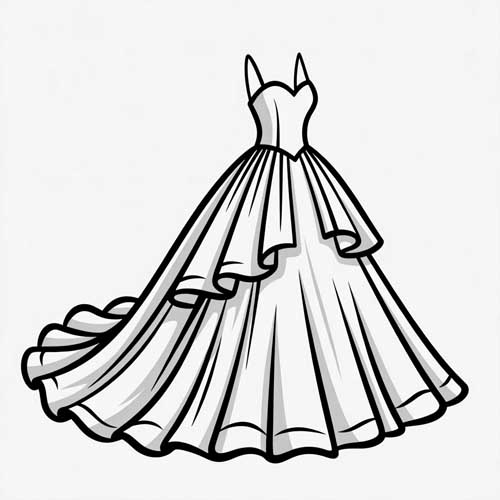 Train Wedding Dresses