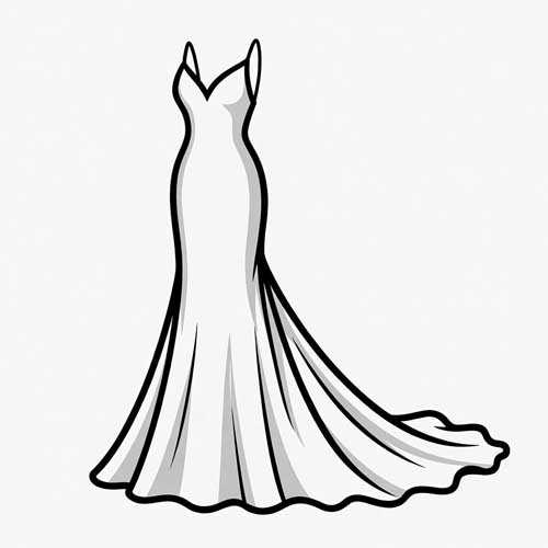 V-Neck Wedding Dresses