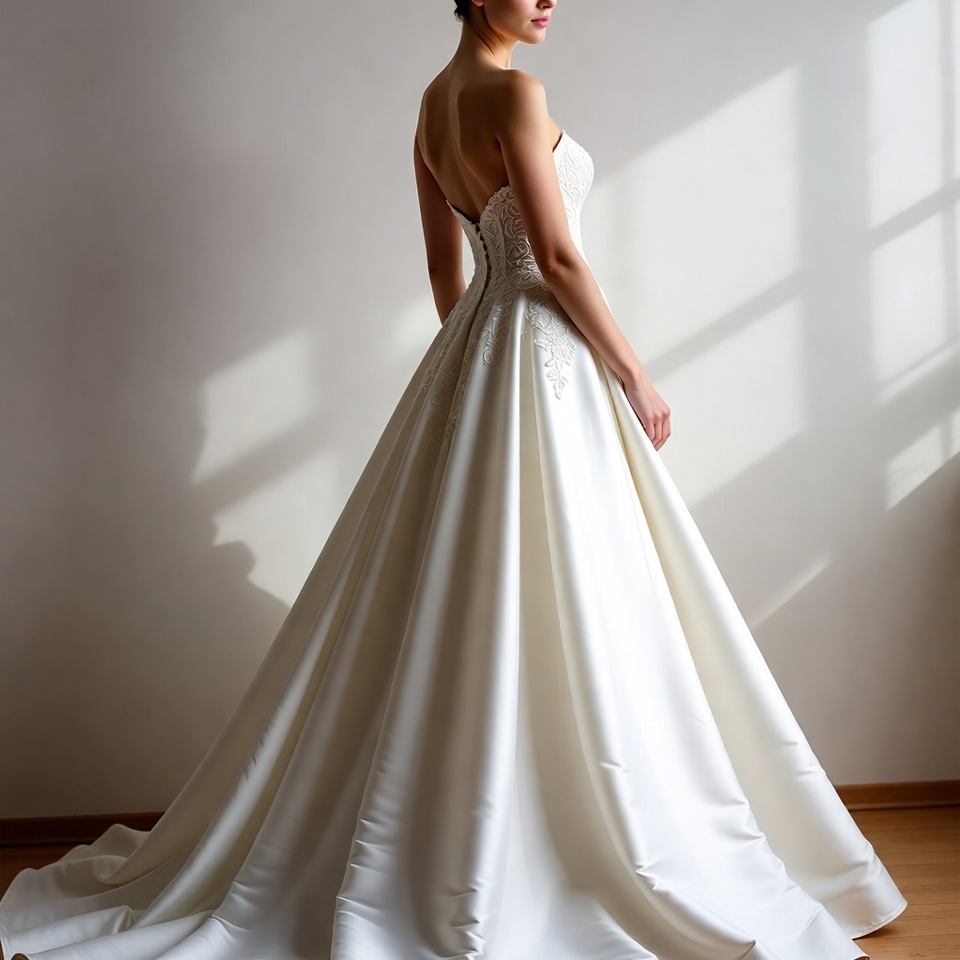 Strapless A-Line Wedding Dresses-2