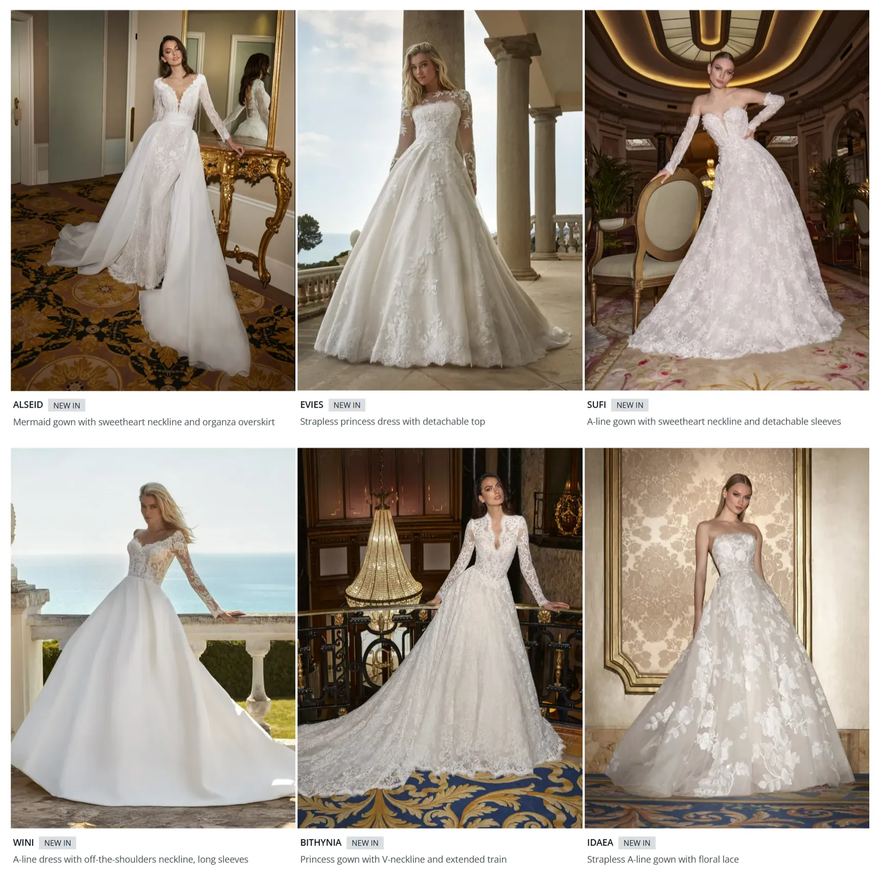 Pronovias design styles