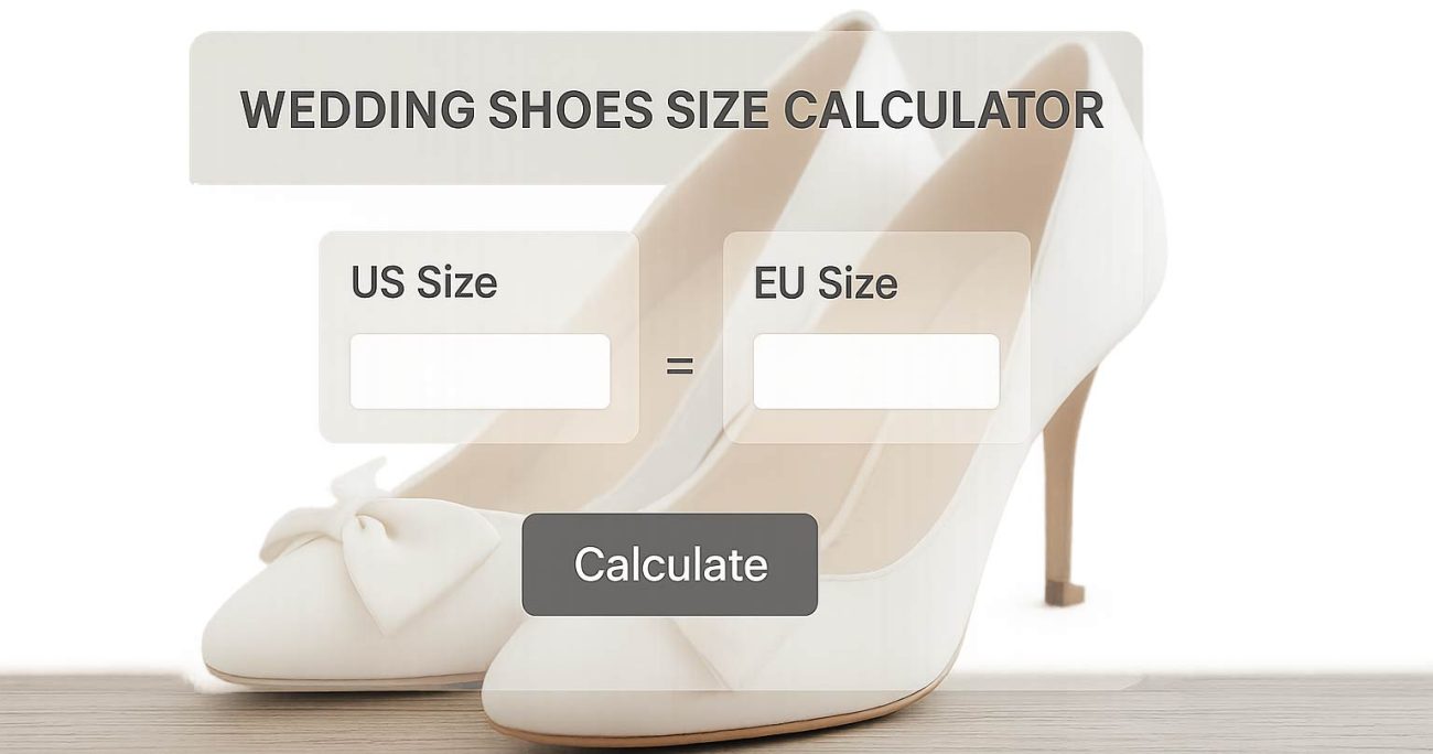 Wedding shoes calculator